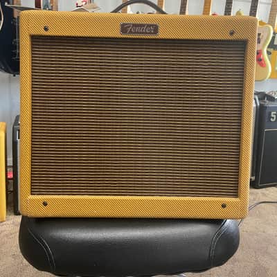 USED - Fender Blues Junior Lacquered Tweed 15-Watt 1x12" Guitar Combo 2016 - Present - Lacquered Tweed image 1