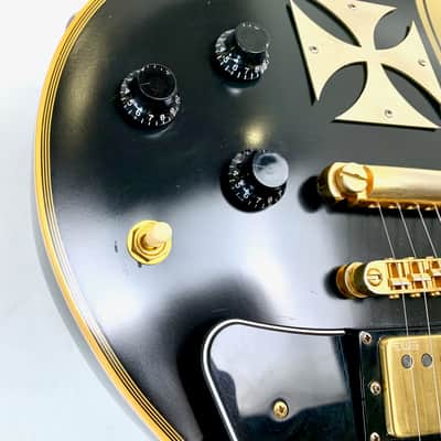 ESP Eclipse I "Iron Cross James Hetfield Signature" 2005 Vintage Black image 9