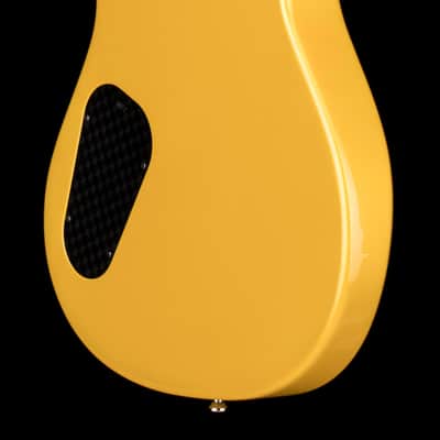 Powers Electric A-Type PF42 - Jet Black with Saffron Stripes #B512 image 9