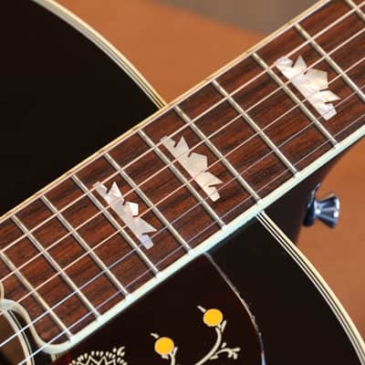 2016 Gibson Custom Shop SJ-200 Vintage Series Torrified Adirondack Jumbo Acoustic Guitar Sunburst + OHSC image 8