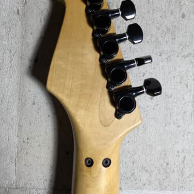 Alpha Matsumoku Japan Kramer Charvel style super strat 80's White image 16