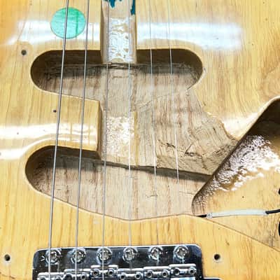 Nice 1977 Fender Stratocaster  Natural with Maple Fretboard , Great Player Includes Pro Setup & Original Hard Shell Case ! image 9
