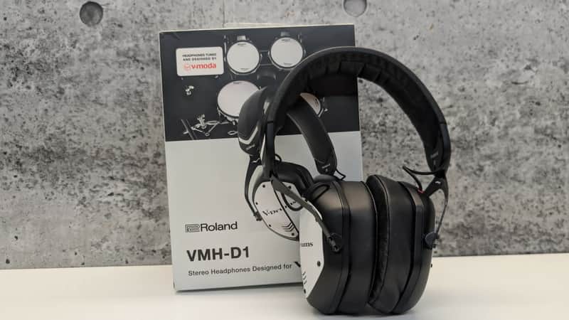 Roland VMH-D1 V-Drums Closed Back Headphones - 32 Ohms 2023 - Present - Silver image 1