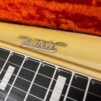 Fender White Deluxe Studio 6 Lap Steel Vintage 1962 USA image 4