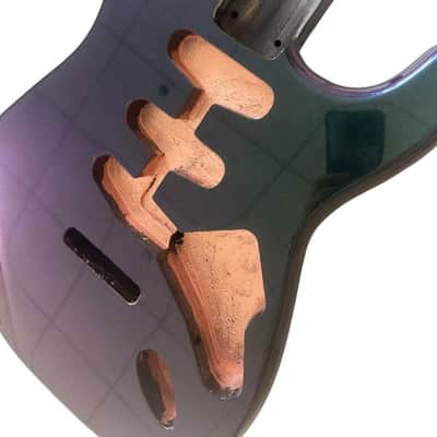 Purple Chameleon Finish Guitar Strat Style Alder Wood Body image 2