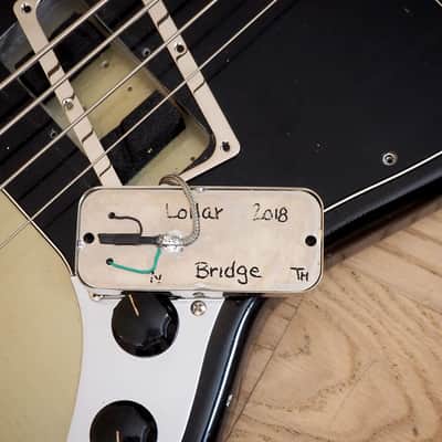 1970s Fender Mustang Bass – Custom Lollar Thunderbird + Riggio Silverburst Relic – 7lbs 13oz image 19