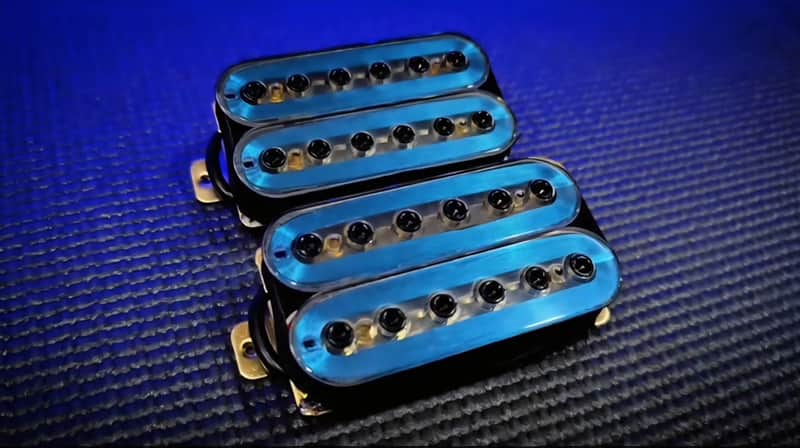 AuroraTone Pickups Iridium 6 Sapphire Ghost set image 1