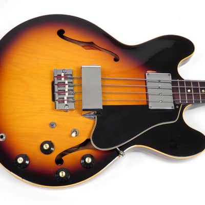 1967 Gibson EB-2D - Sunburst Finish - Double Pickup EB-2 - Semi Hollow Bass image 4