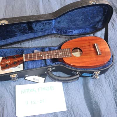 Kamaka HP-1 Pineapple soprano ukulele with hard case and planetary tuners image 1