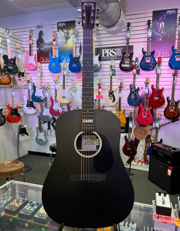 Martin DX Johnny Cash Acoustic Electric with Gig Bag image 1