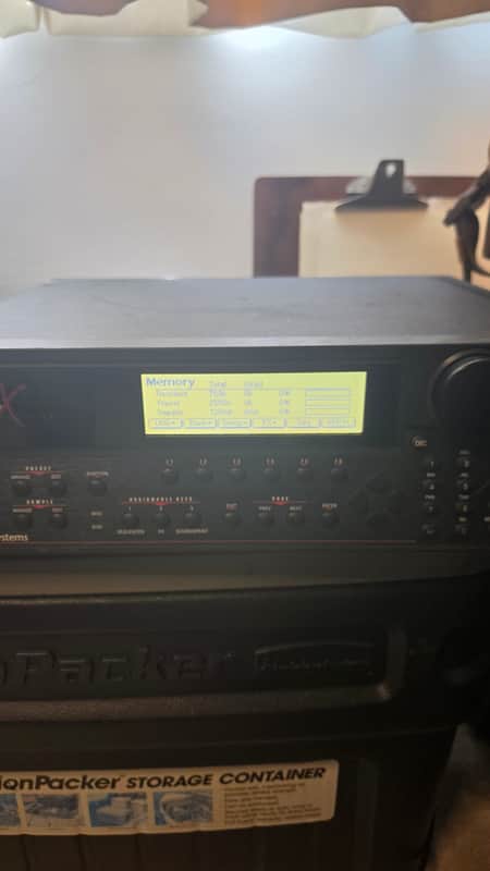 E-MU Systems E4X Turbo Rackmount 128-Voice Sampler Workstation 1996 - Black image 1