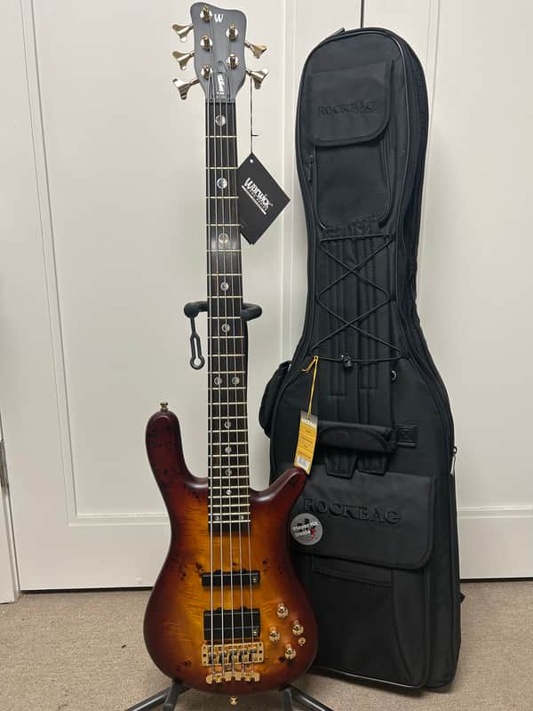 Warwick Teambuilt Streamer LX Limited Edition 2025 5-string Bass Guitar - Honey Sunset Burst image 1