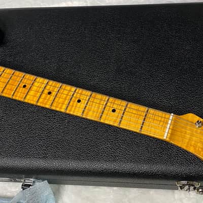 NEW! Fender Custom Shop Flamethrower Telecaster - NOS - Modern Specs - Texas Special Pick-Ups - AAAA Flamed Neck - Magenta Sparkle - Authorized Dealer - 7.55lbs - G07167 image 6