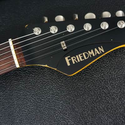 Friedman USA Custom Shop Vintage S Guitar in Mary Kaye Skull Lace image 11
