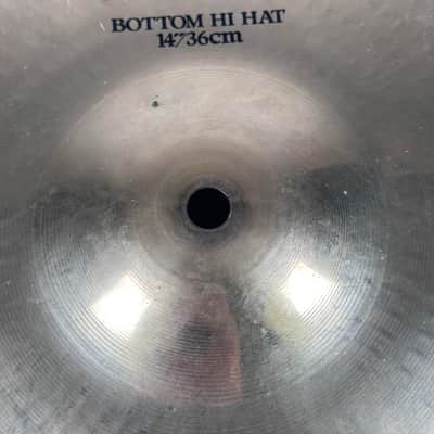 Zildjian 14" A Custom Hi-Hats Set Top & Bottom image 16