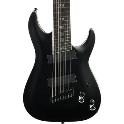 Schecter C-8 Multi-Scale SLS Elite Electric Guitar, Evil Twin image 1