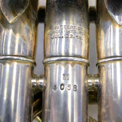Vintage E.A. Couturier Ltd. Conical Bore Cornet with Extra Slide Valves and Carry Case image 12