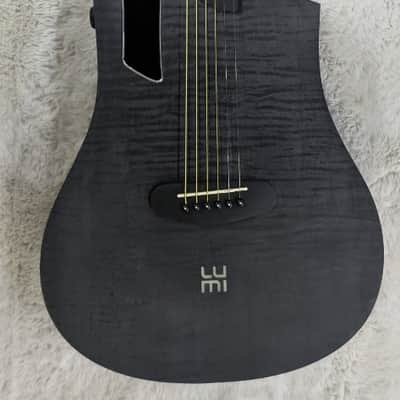 Tagima LUMI-X BK Black Smart Acoustic-Electric Guitar - Built-in Effects-B Stock image 1