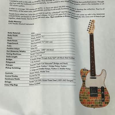 Fender Custom Shop Andy Mooney CS Telecaster 2025 - World Stamp Tunisia /8lbs. 9.8oz. #US210096624 image 6