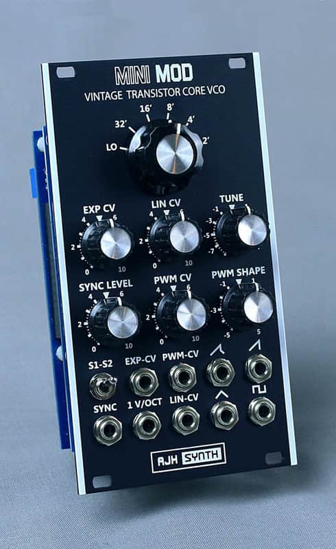 AJH Synth MiniMod VCO Eurorack Module (Vintage Black) image 1