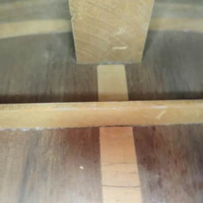 Vintage 1980-1990s Unknown Handmade Classical Acoustic Guitar Excellent Condition Lovely Shape Chunky Neck Clear Tone Finest Woods Ladder Braces WOW Original On par With Yamaha Yairi Washburn Alvarez Guild image 11