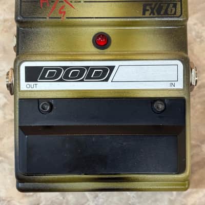 DOD Punkifier FX76 [NOS - New Old Stock, Complete with Box, Manual, Stickers etc] 1995 - 1997 Yellow & Black Matte Airbrush Finish image 9