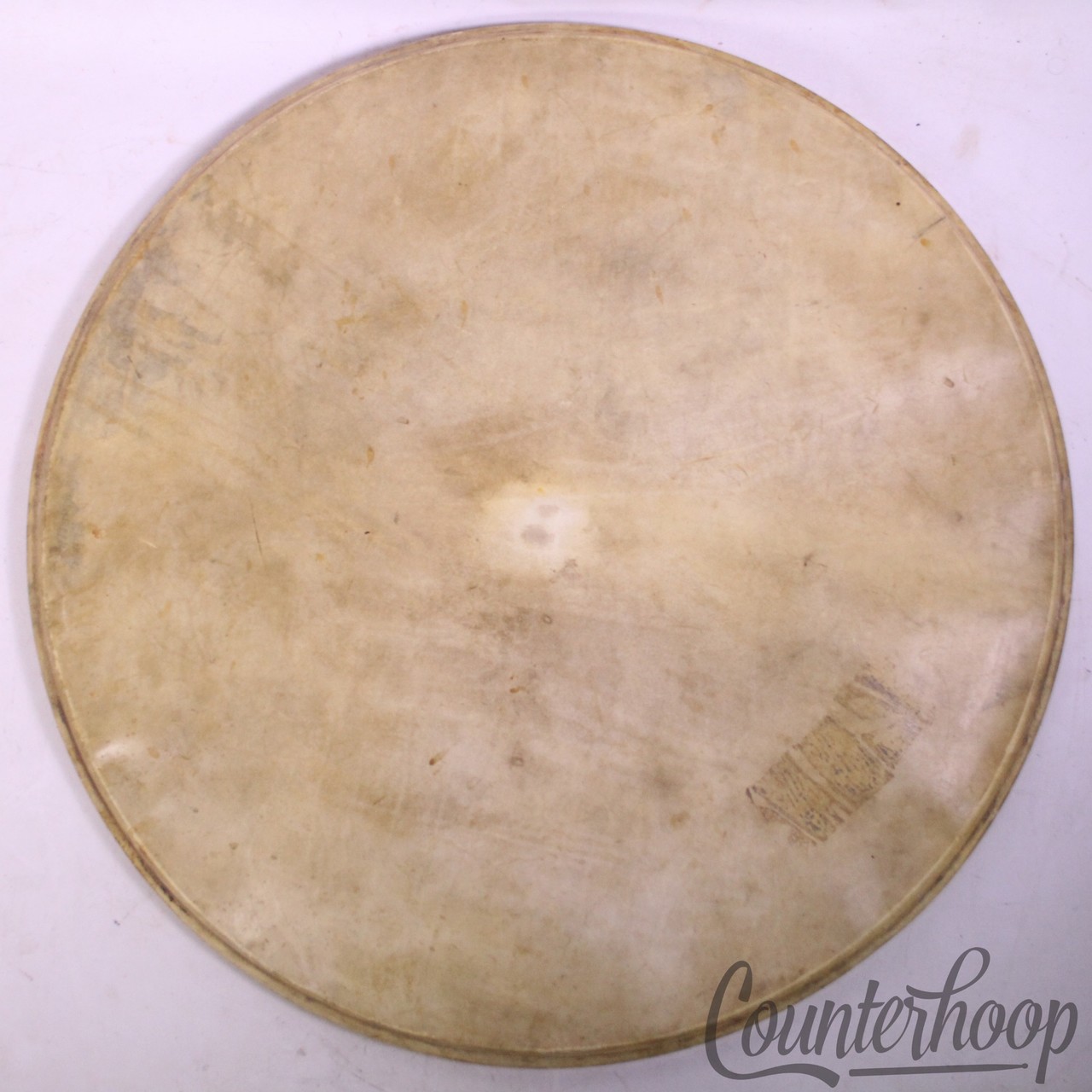 Gretsch 24"Bass Drum Head Calf Skin Maple Flesh Hoop Batter/Reso USA Broadkaster — main photograph