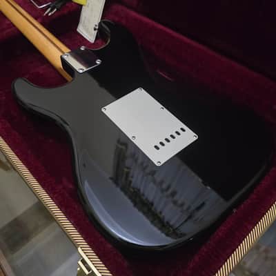 Collector-grade! 1993 Fender Japan 50'S Reissue ST54 "Blackie" Stratocaster BLK in Excellent Condition image 18