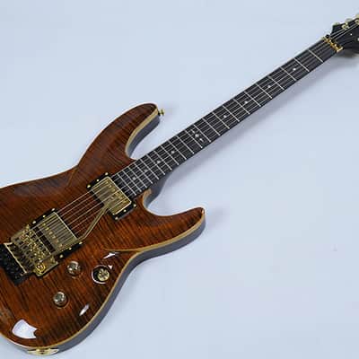 DBZ Barchetta FM-FR Electric Guitar in Tiger Eye! Dean. B