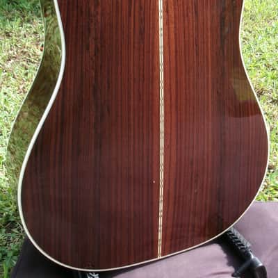 2023 Yairi DY-28 All Solid Guitar Natural+Deluxe Yairi hard case, Owner’s Card, Spec Card and a special Humidity-regulating sheet for guitar, truss rod key and a spare bridge pin image 4