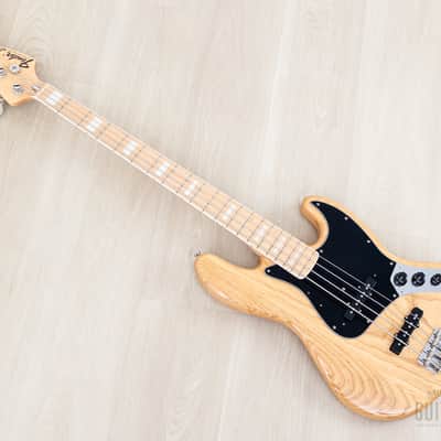 2022 Fender Traditional II ‘70s Jazz Bass Natural Ash Near-Mint w/ Hangtag, Japan MIJ image 12