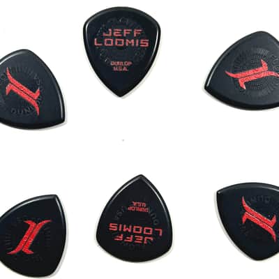 Dunlop Guitar Picks Jeff Loomis Custom Flow Jumbo 2.0mm 6 Picks Ultem Nevermore