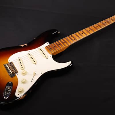 MINT Fender Custom Shop LTD 57 Stratocaster Relic Wide Fade 3-Tone Sunburst 229 image 2