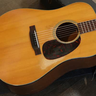 1963 Martin D-18 Acoustic Guitar Natural + OHSC image 2