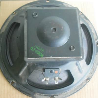 Eminence 10" ALNICO SQUARE MAGNET SPEAKER FULL RANGE 1982 BLACK image 1