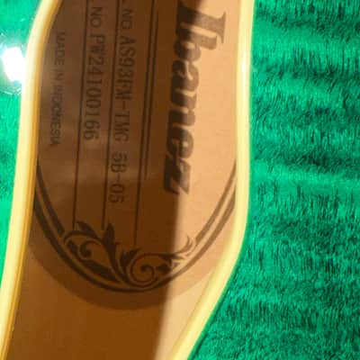 Ibanez AS93FM-TMG with setup image 7