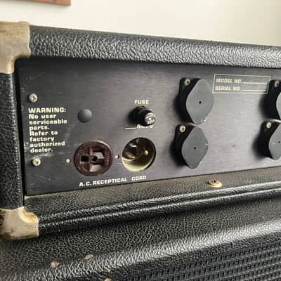 Risson Pro Bass 1980s Solid State Head and Matching 215 Cab Vintage and Rare California Made - Sounds like a Sunn image 4