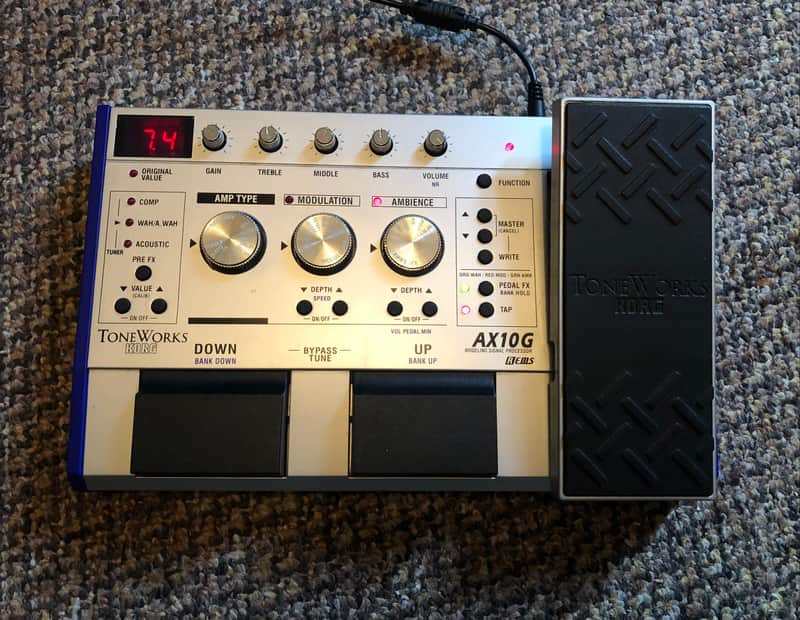 Korg ToneWorks AX10G Modeling Signal Processor - Amp Simulator, Wah, MultiFX image 1