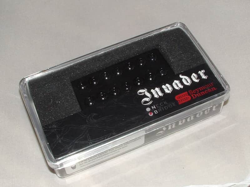 Seymour Duncan SH-8 Invader Bridge 7 String  Passive Mount (Black  Metal Cover)  New image 1