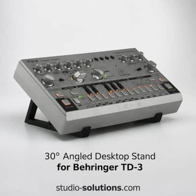30° Performance Stand for Behringer TD-3 Desktop Bassline Synth- Studio Solutions