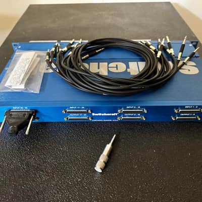 Switchcraft StudioPatch Series 6425 64-Point TT-DB25 Patchbay 2010s - Blue image 2