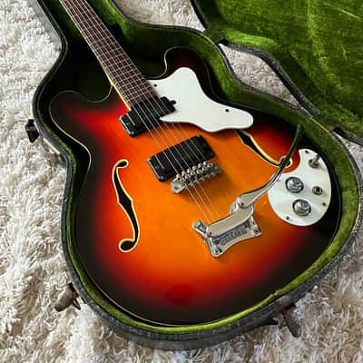 1968 Mosrite Celebrity Hollowbody Archtop Electric Guitar w/ OHSC image 7
