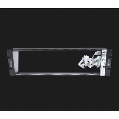 Tiptop Audio Happy Ending UK 19" Rack Eurorack Case & Power Kit (Black) image 2