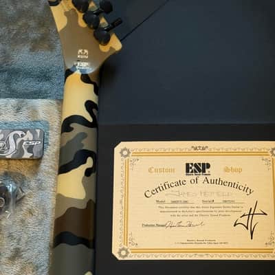 ESP Custom Shop Snakebyte Camo Satin James Hetfield ESP Signature Series aus meiner Sammlung: wie neu, ungespielt image 3