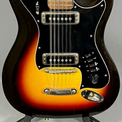 '60's Hagstrom 12 String Electric Solid Body Guitar - Sunburst image 1