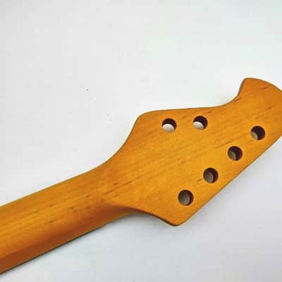 2 1/4 wide, 22 fret guitar neck replacement spokewheel diy image 5