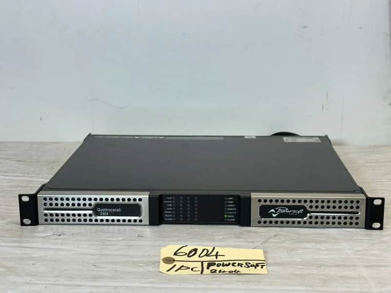 POWERSOFT QUATTROCANALI  2404 DSP 2400-WATT 4 CHANNEL POWER AMPLIFIER #6004 THS image 1
