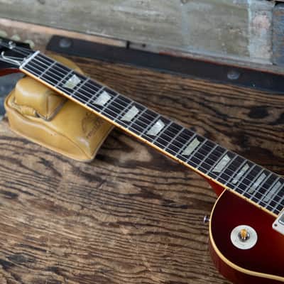 2010 Gibson Les Paul R8 1958 Reissue Plain Top Sunburst image 7