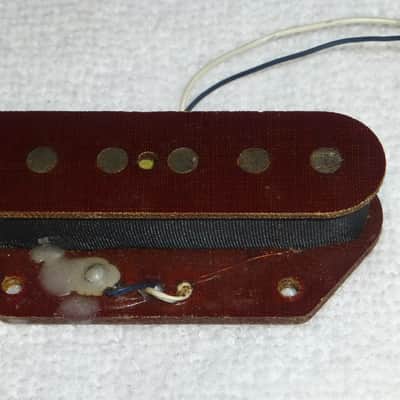 Vintage Mighty Mite 1970s Phenolic Pickup Similar to Eddie Van Halen's Frankenstein Pickup 14.0 K ohms Powerful Tele Hand Made image 7