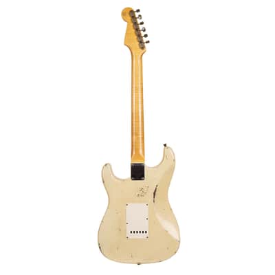 Fender Custom Shop 1960s Stratocaster Aged Olympic White Masterbuilt Jason Smith image 3
